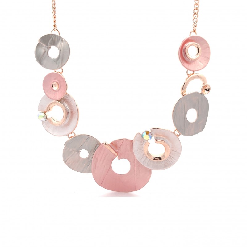 COLLANA SMALTATA CON STRASS - SW2234104B55