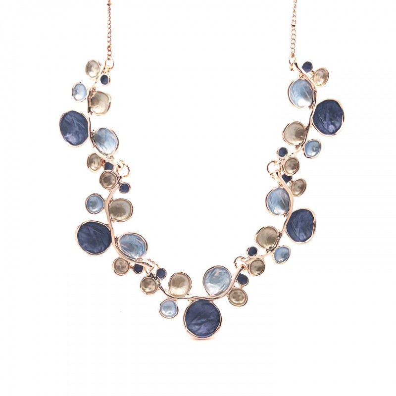 COLLANA CON BOLLICINE SMALTATE - SW2234108B60