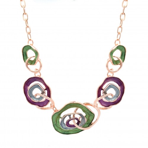 COLLANA FIORI SMALTATI - SW2384F91