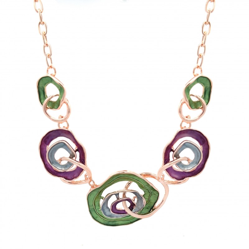 COLLANA FIORI SMALTATI - SW2384F91