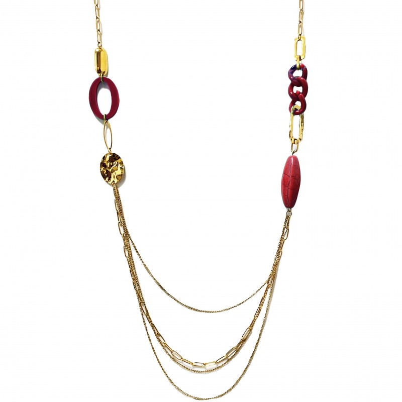 COLLANA LUNGA MULTIFILO - WF23120E767