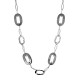 COLLANA CON CATENA OVALE E RESINA - WF2396E679