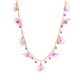 COLLANA CON FIORI E CONCHIGLIA PENDENTI - YN22140D514