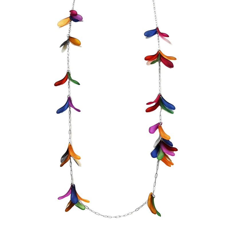 COLLANA LUNGA CON PETALI - YNK23112E636/E637