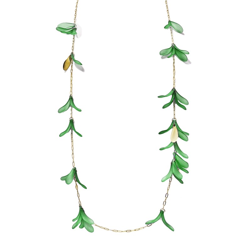 COLLANA LUNGA CON PETALI - YNK23112E636/E637