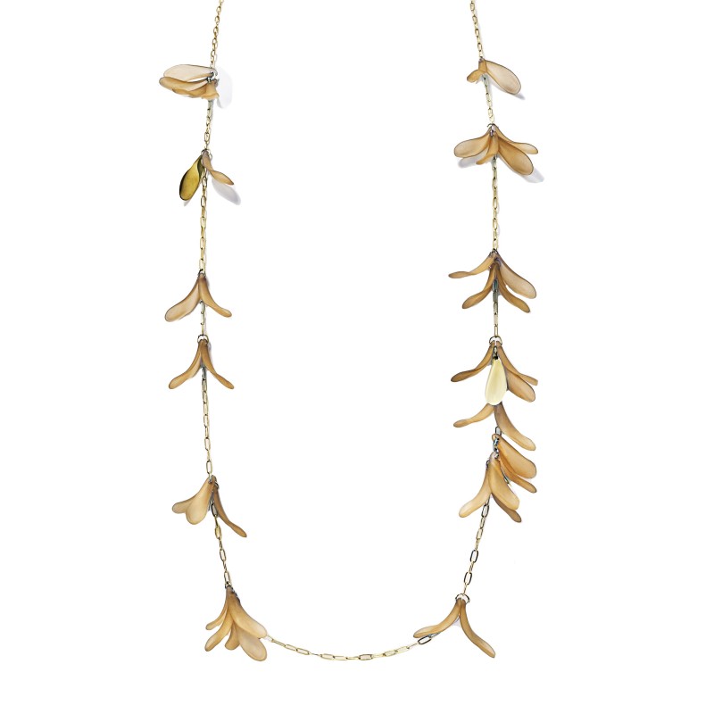 COLLANA LUNGA CON PETALI - YNK23112E636/E637