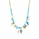 COLLANA CON PESCIOLINO E PENDENTI MARINI - YNK231184E300