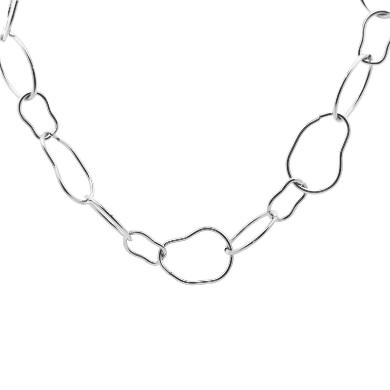 COLLANA LUNGA A MAGLIA CATENA CLASSICA - YNK2392E635