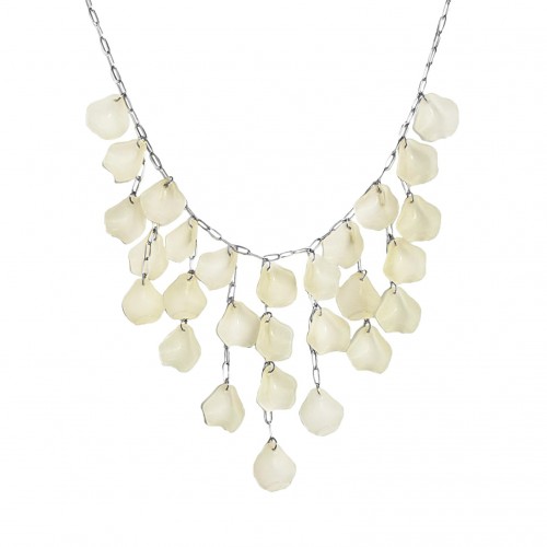 COLLANA CON PENDENTI PETALI DI FIORI - YNK2384E305