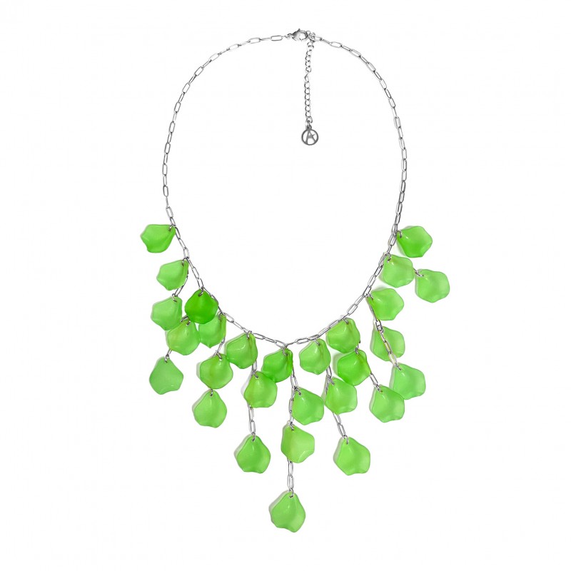 COLLANA CON PENDENTI PETALI DI FIORI - YNK2384E305