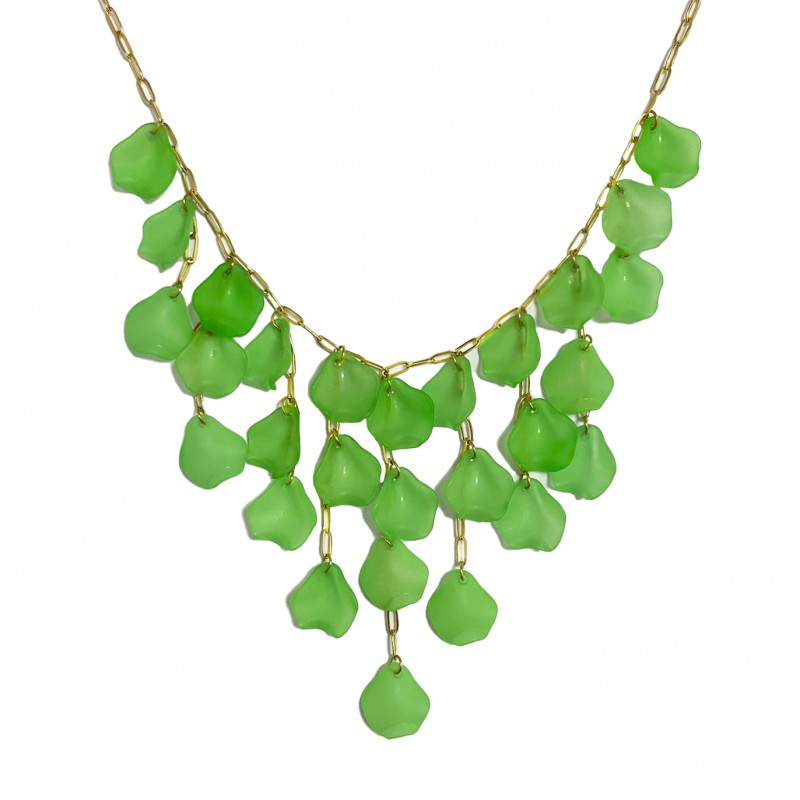 COLLANA CON PENDENTI PETALI DI FIORI - YNK2384E305