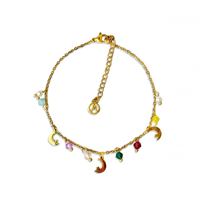 CAVIGLIERA CRISTALLO CON LUNA - ZNZ223848C14