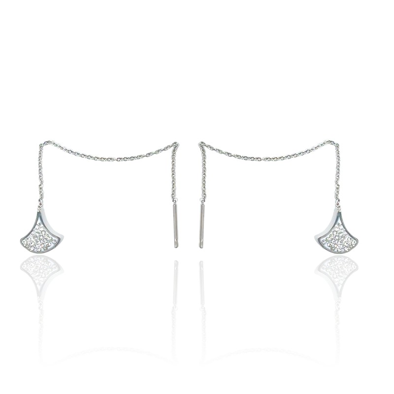 ORECCHINI A CATENA SALISCENDI VENTAGLIO - HDX2236D840