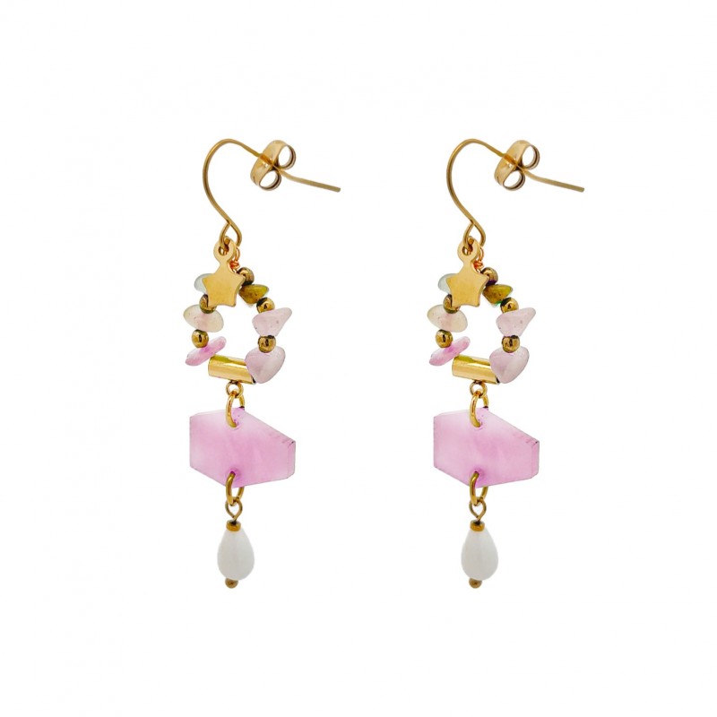 ORECCHINI PENDENTI STELLA - NK2112464F39