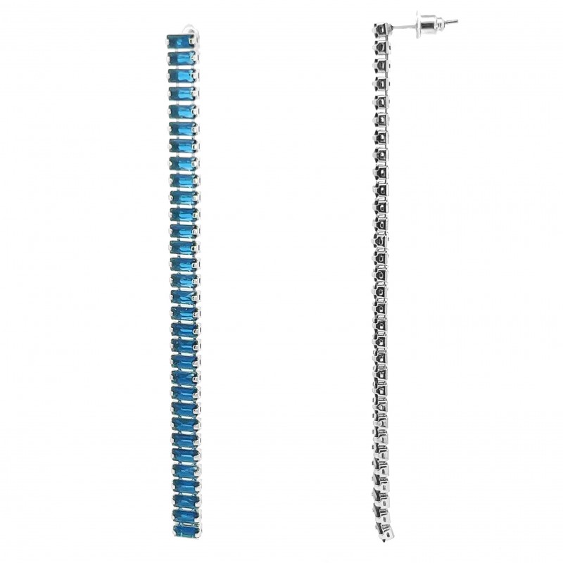 ORECCHINI TENNIS BAGUETTE - QJ227776D69