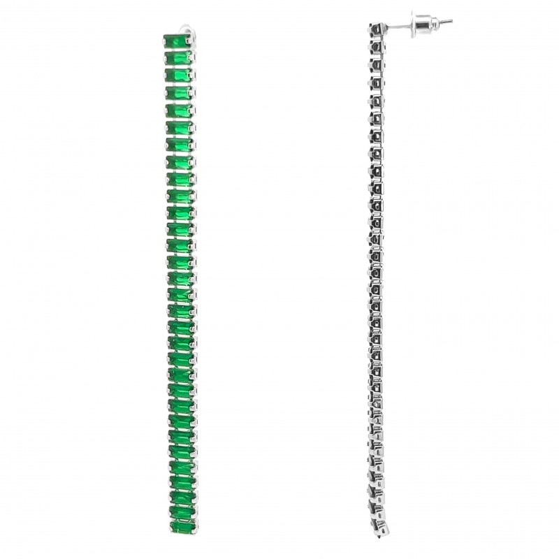 ORECCHINI TENNIS BAGUETTE - QJ227776D69