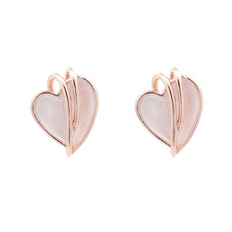 ORECCHINI CUORE SMALTATO - SW20904304B26