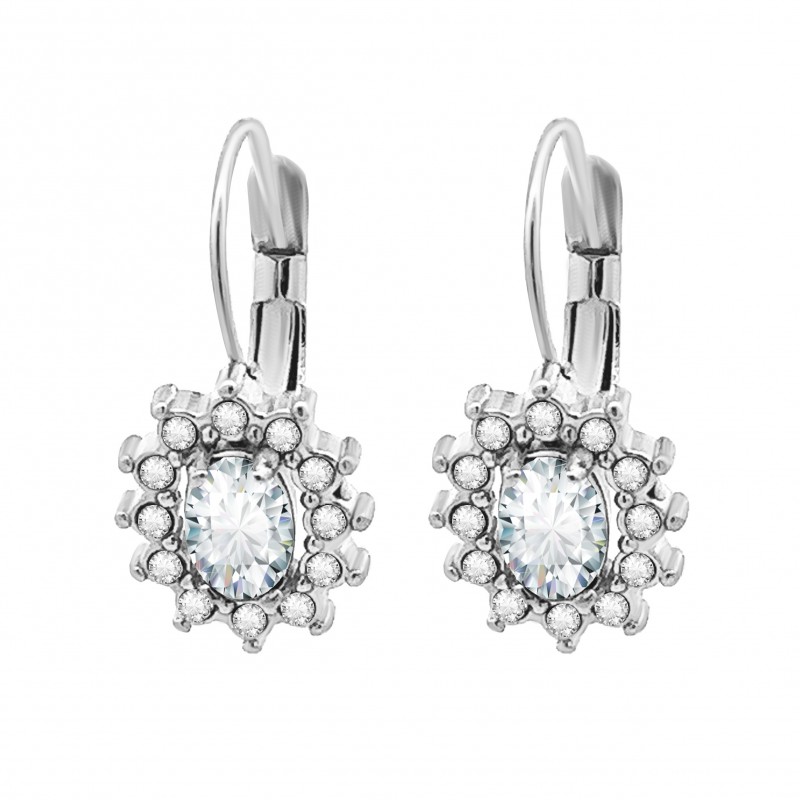 ORECCHINI CON ZIRCONI FIORE - WF2360E673