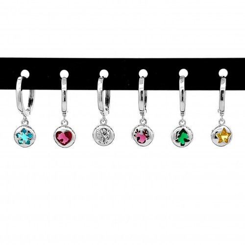 SET 6 ORECCHINI A CERCHIO - YK22108D237