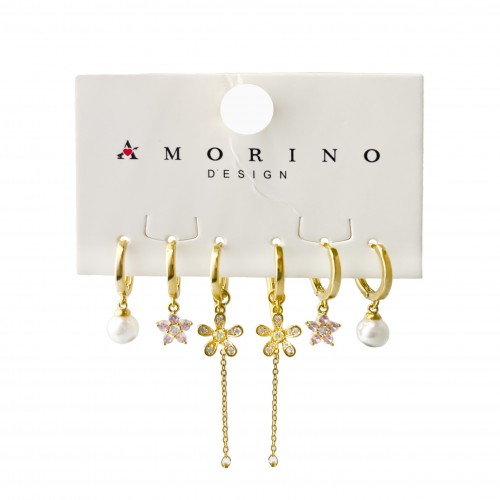 SET 6 ORECCHINI A CERCHIO - YK226181008D15