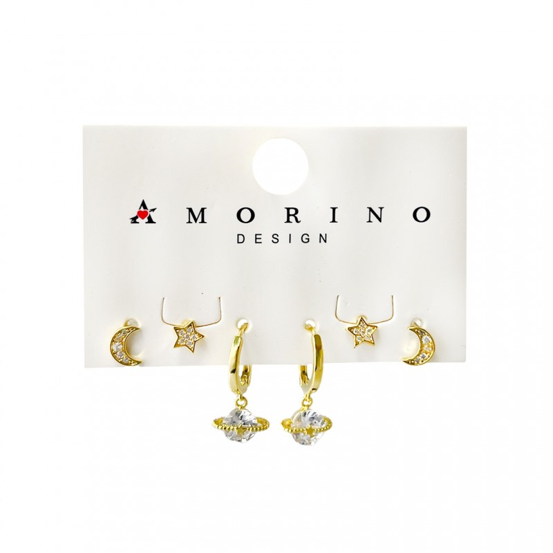 SET 6 ORECCHINI A CERCHIO E A PERNO - YK22618108D7