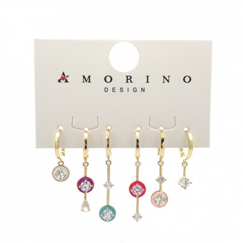 SET 6 ORECCHINI A CERCHIO - YK23120E350