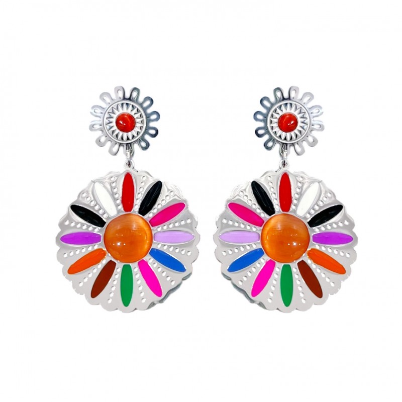 ORECCHINI PENDENTI SMALTATI - YNK221104D707