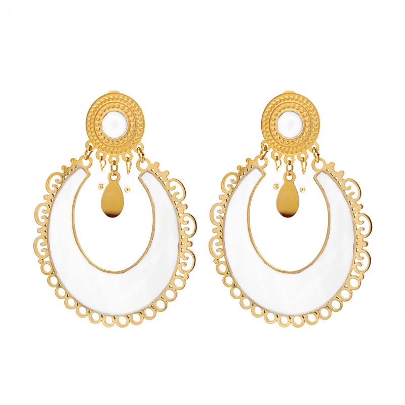 ORECCHINI PENDENTI SMALTATI - YNK22116D708