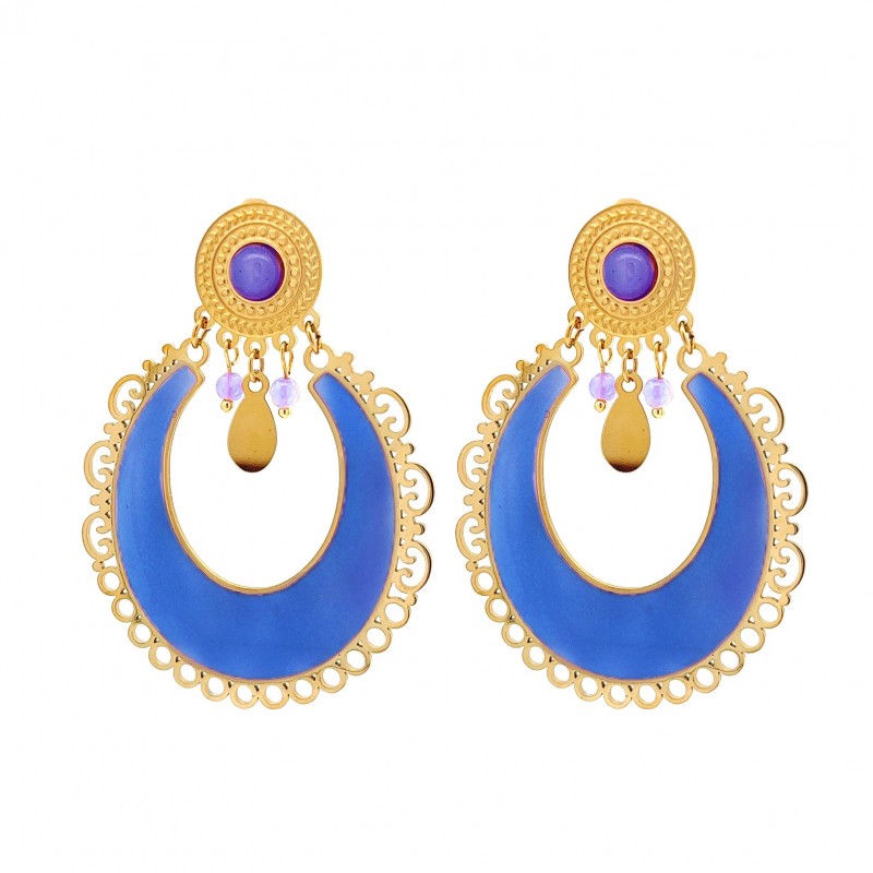 ORECCHINI PENDENTI SMALTATI - YNK22116D708