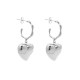 ORECCHINI PENDENTI CUORE SMALTATO - YNK22864D713