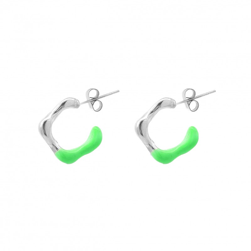 ORECCHINI A CERCHIO ONDA - YNK2360E287