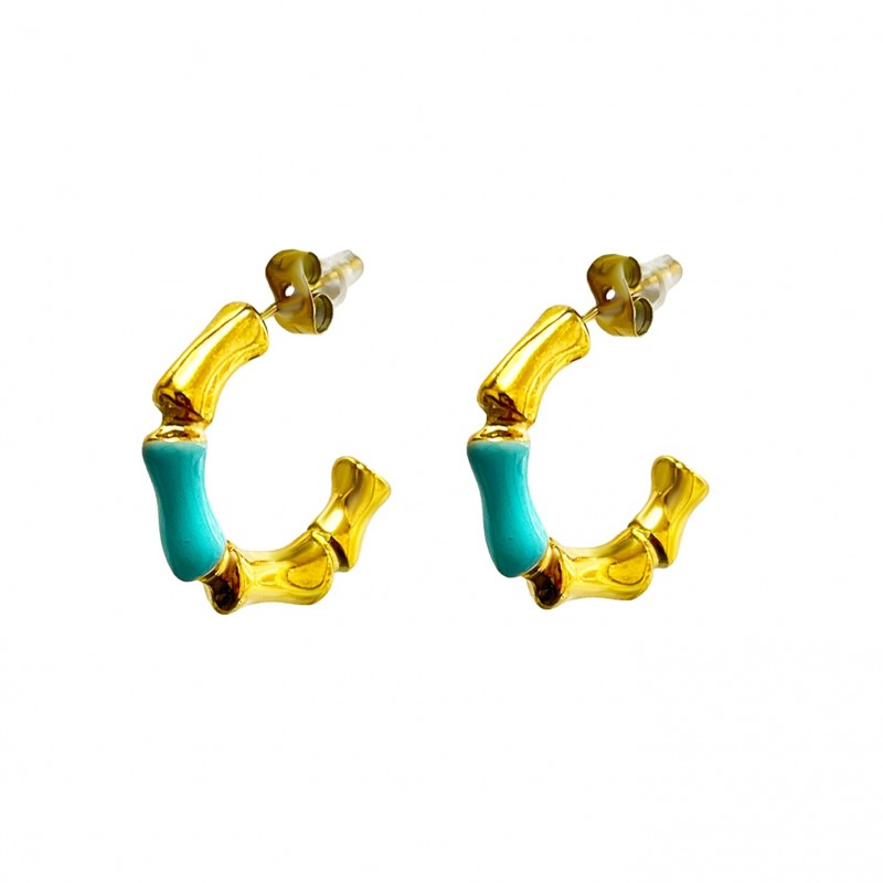 ORECCHINI A CERCHIO BAMBÙ - YNK23624E289