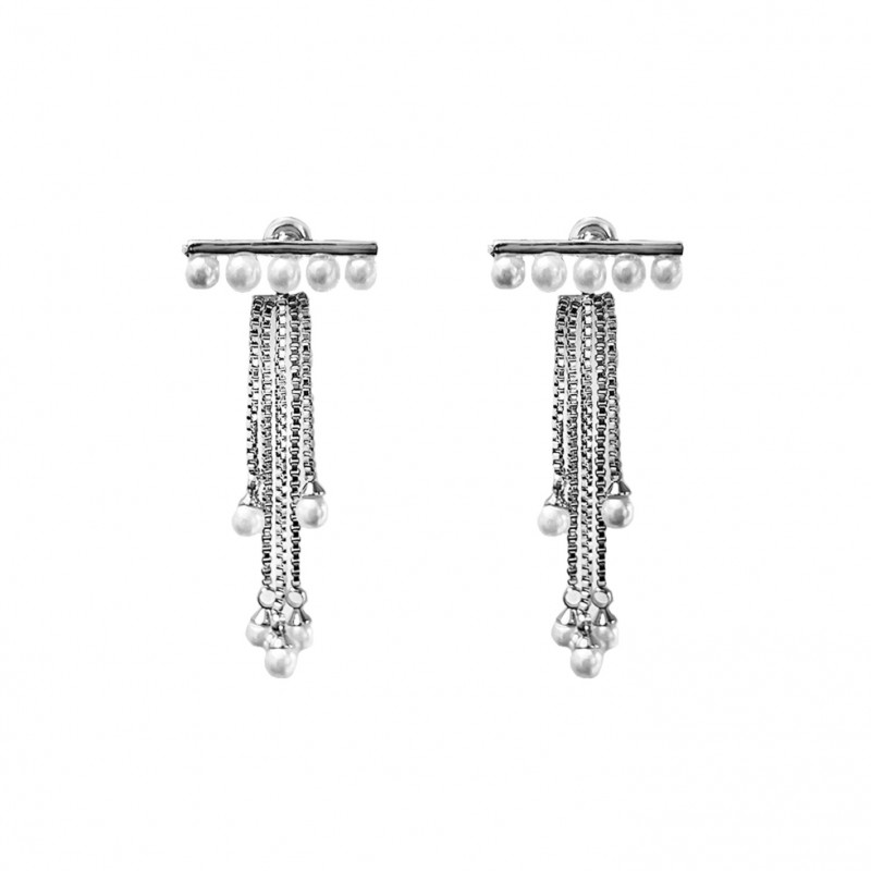 ORECCHINI PENDENTI CON PERLE - YNK2376E281