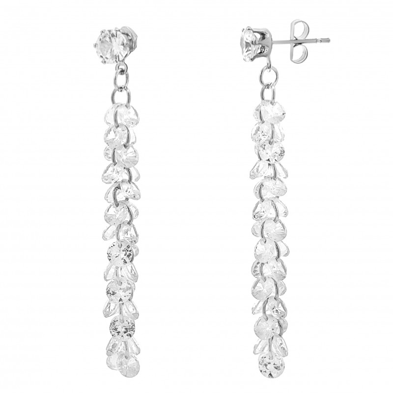 ORECCHINO CERCHIO CON VETRO CRISTALLO - YNK2388E570