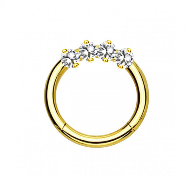 CERCHIO CLICKER CON ZIRCONIA - 6621124092548