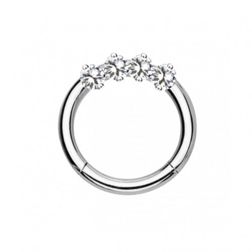 CERCHIO CLICKER CON ZIRCONIA - 6621124092531