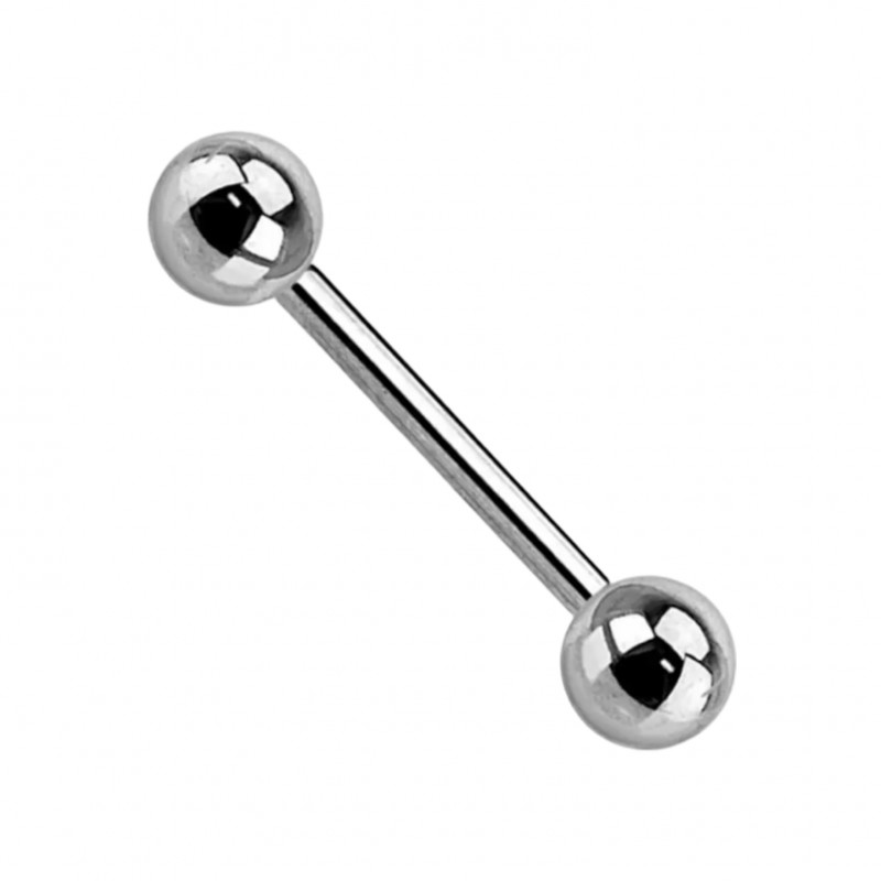 PIERCING BARBELL DRITTO LISCIO -  6621124082846/82853