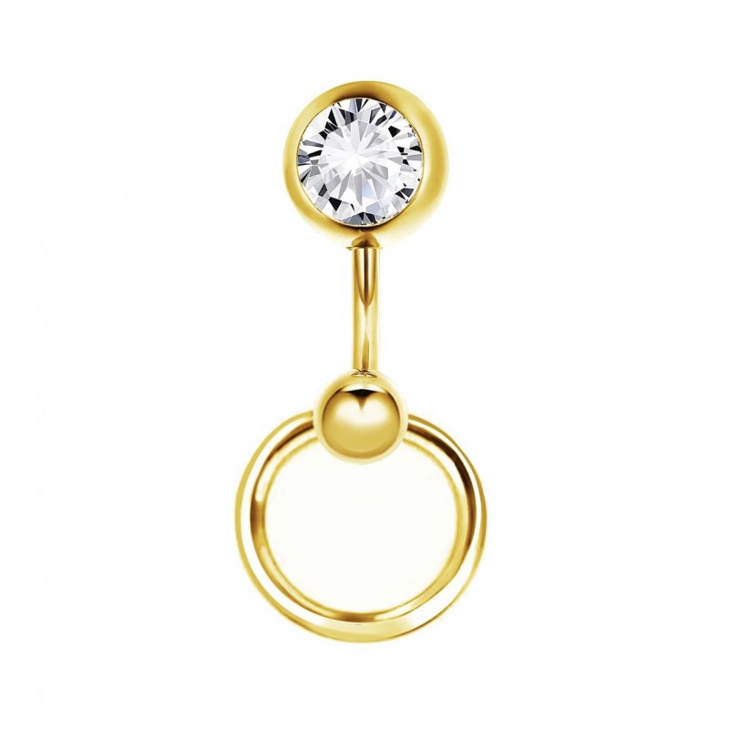 PIERCING A BANANA PER OMBELICO  - 6621124082587/82594